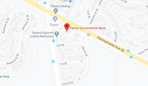 Screenshot of the Patron Convenience - Retailer Plus location