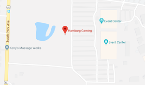 Screenshot of the Hamburg Gaming at the Fairgrounds location